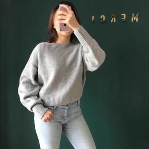 & Other Stories boat neck sweater